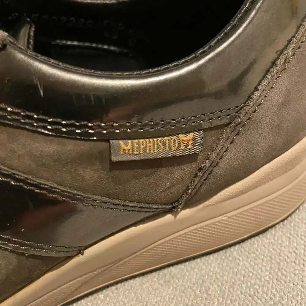 Mephisto Brown Leather Sneakers